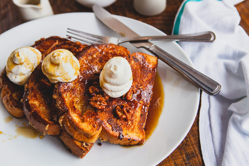 Lifestyle Food Photography French Toast, restaurant, Minnesota, Illinois photographer, Chicago, Twin Cities, product photographer, commercial, editorial